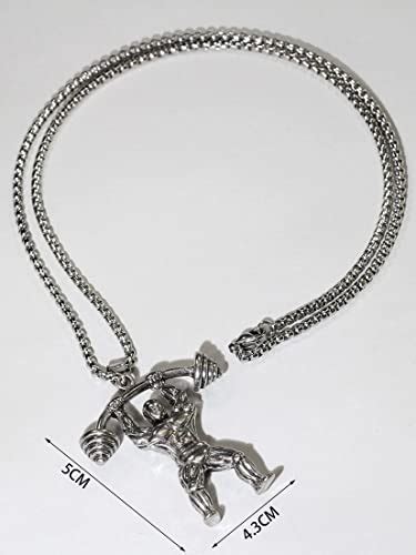 Buy University Trendz Silver-Plated Weightlifter Body-Builder ...