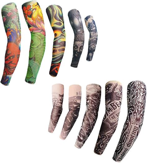 Odowalker Arm Fake Tattoo Sleeves Cool Body Arts India | Ubuy