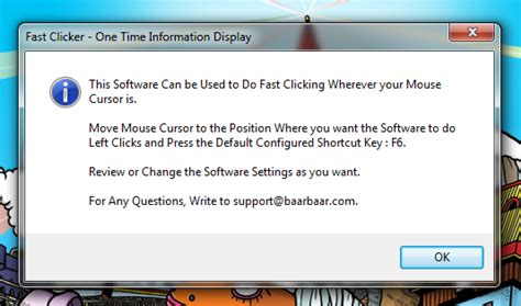 Setting Fast Clicker 的图像结果