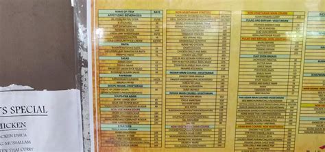 Menu at Gulmohar Restaurant, IIT Bombay., Mumbai, 2nd Floor