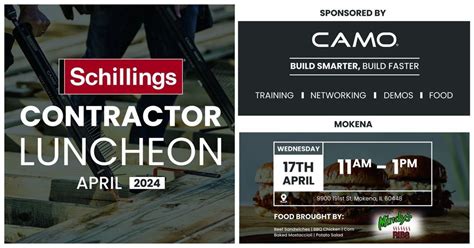 Camo April 2024 Contractor Luncheon, Schillings Mokena, 17 April 2024 ...