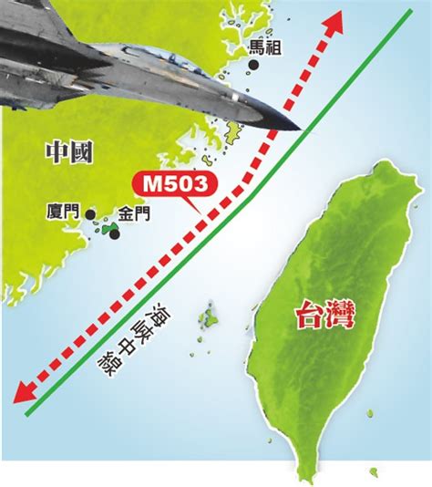 M503西移6浬 共機50秒可飛越中線 - 焦點 - 自由時報電子報