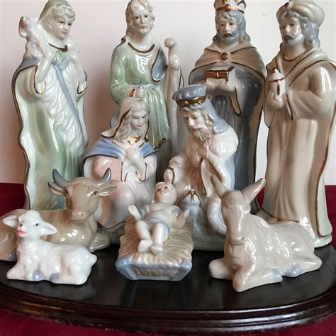 Nativity Porcelain 11 Piece Set Vintage International Bazaar - Etsy ...
