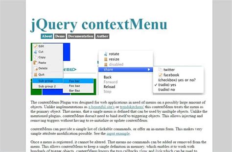 Image result for jQuery Menu Examples