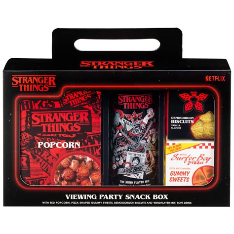 Netflix Stranger Things Snack Box – Popcorn, Gummies & Biscuits – Jolafunbs