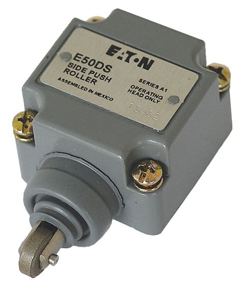 EATON, Roller Plunger, Side, Limit Switch Head - 49C024|E50DS4 - Grainger