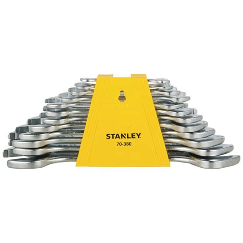 STANLEY 12pc Double Open End Spanner Set (6x7mm-30x32mm) 70-380E ...