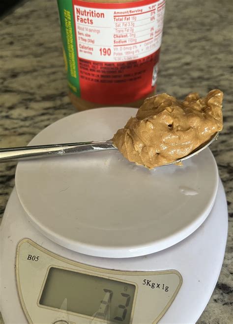 1 Tablespoon Of Peanut Butter