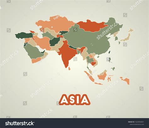Asia Map Poster 的图像结果