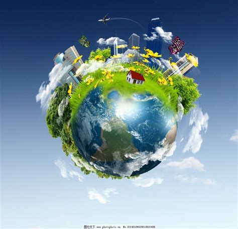 绿色地球生态模型图片设计图__其他_广告设计_设计图库_昵图网nipic.com