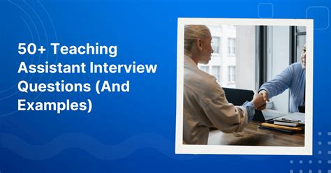 Teaching Assistant Job Interview Questions 的图像结果