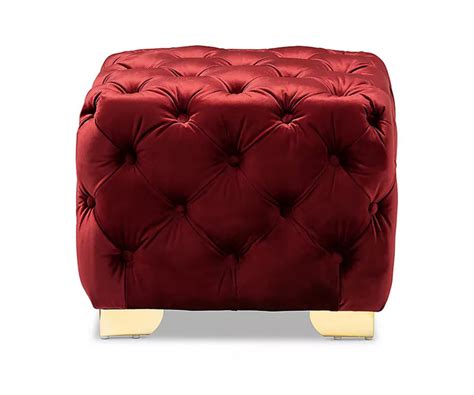 Buy Doe Buck Archie Fabric Ottoman Online at 65% Off