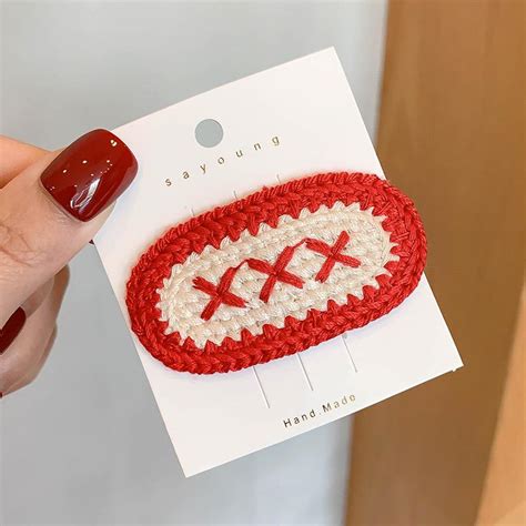 Red Whisper Crochet Hair Clip – Jewelsmars