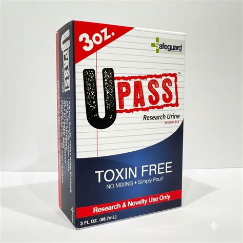 Upass Urine 3oz Kit (Official Manufacturer) | Safeguard Labs