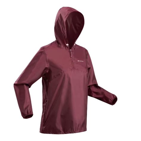 Buy DECATHLON Raincoat for Women Waterproof with Hood, with Storage Bag ...