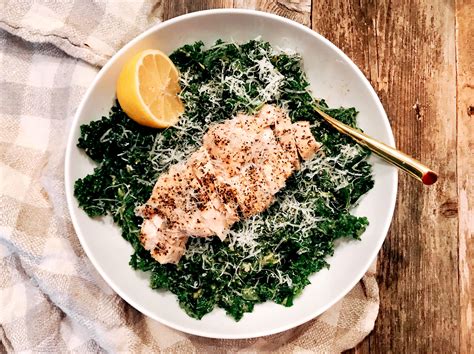 Kale Chicken Caesar Salad - A Hint of Wine