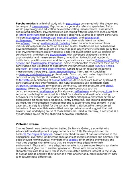 Sakshi Kalra-Basic Psychometric - Psychometrics is a field of study ...