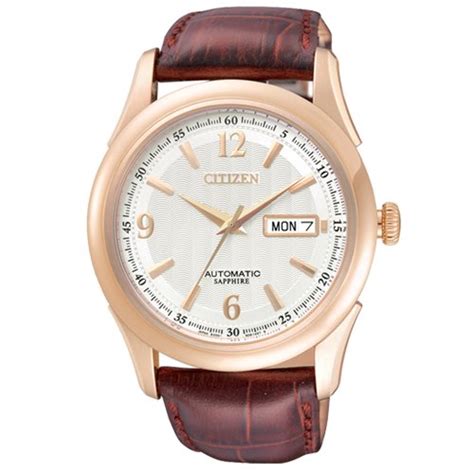 Citizen Mechanical Day-Date Analog Black Dial Color Men Watch- NH8395 ...