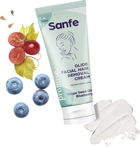 Buy SANFE PROMISE GLIDE FACIAL HAIR REMOVAL CREAM- 50 GM Online & Get ...