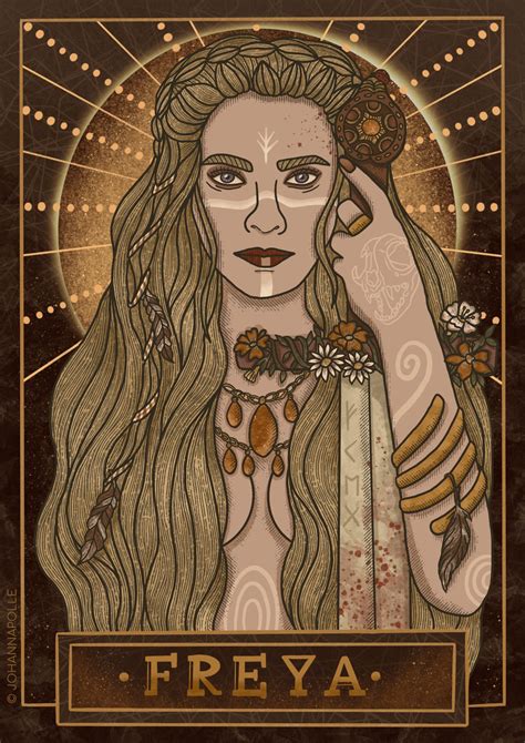 Divine Feminine: Norse Goddess Freya on Behance