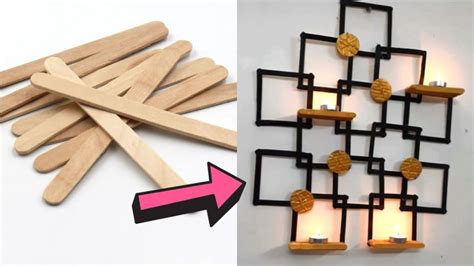Popsicle Stick Wall Decor 的图像结果