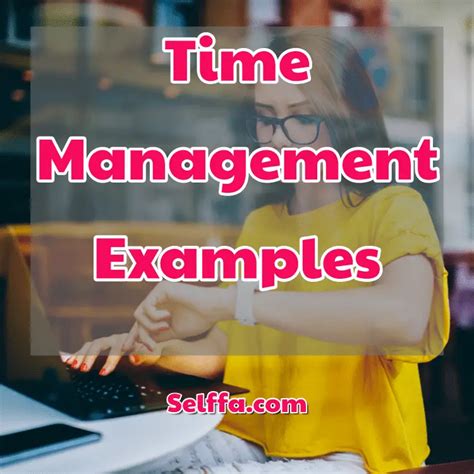 Image result for Time Management Examples