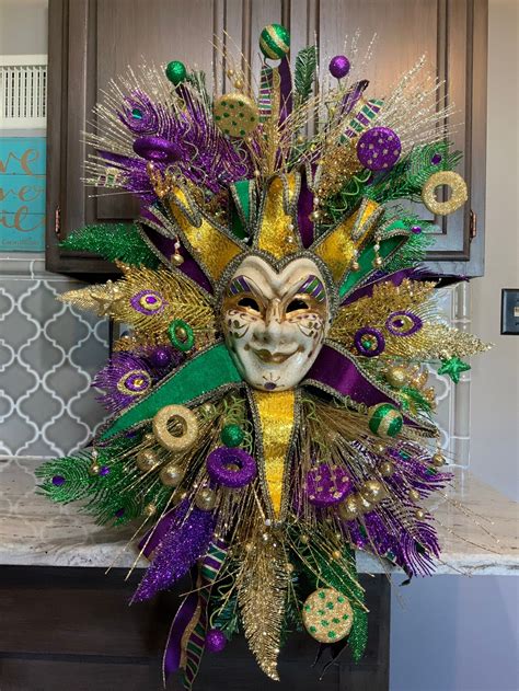 Mardi gras wreath mardi gras swag mardi gras decorations etsy – Artofit