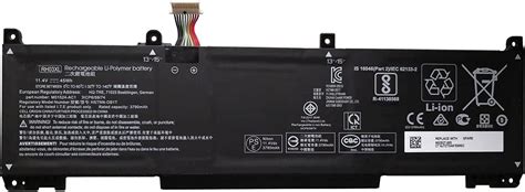 Wefly RH03XL TPN-DB0B Battery Replacement for HP ProBook 430 440 445 ...