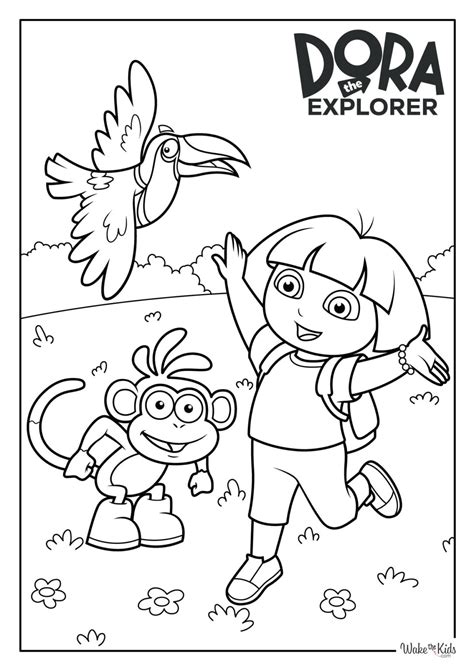Coloring Sheets Of Dora