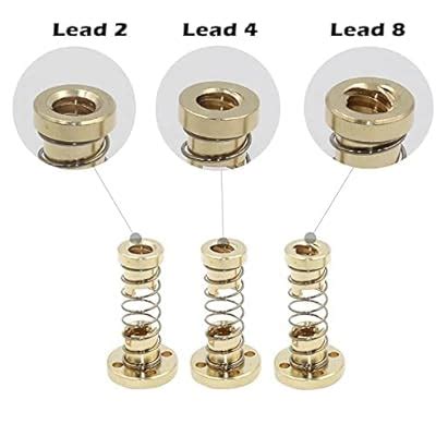KongV T8 Anti Backlash Spring Loaded Nut Pitch 2mm | Ubuy India