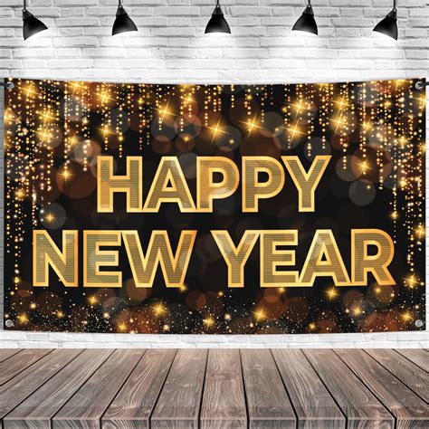 KatchOn, XtraLarge Happy New Year Banner - 72x44 Inch | New Years ...