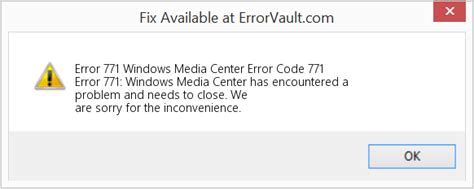 Fix Error Code 771 的图像结果