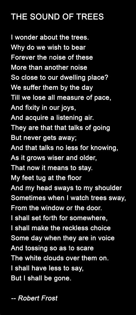 The Sound of Trees by Robert Frost. Typewriter Quotes, Typewriter ...