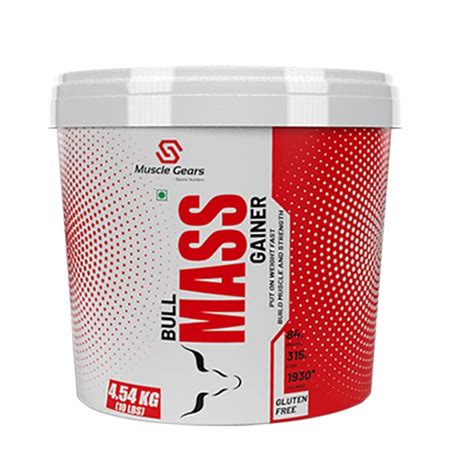Muscle Gears Bull Mass Gainer 10LBS (Cookies & Cream Flavour) : Amazon ...