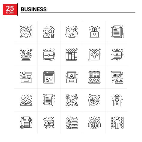 Vector Business Icon Set 的图像结果