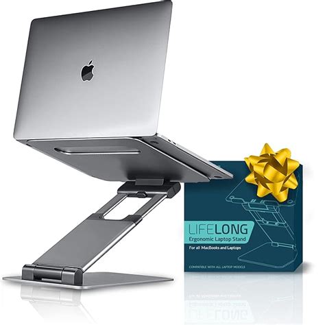 Lifelong Ergonomic Laptop Stand - Adjustable Height Up To 20 ...
