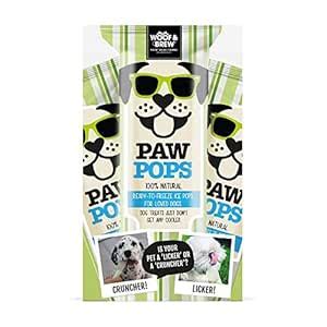 Buy Woof & Brew Paw Pops, Ready-to-Freeze Ice Pops for Dogs, Natural ...