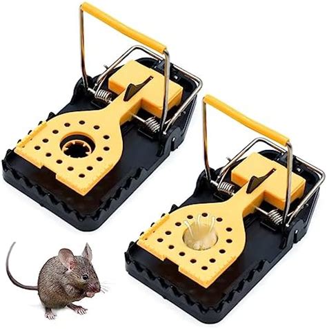 Supvox® 2Pcs Rat Traps House Garden Patio, Reusable Mouse Traps for ...