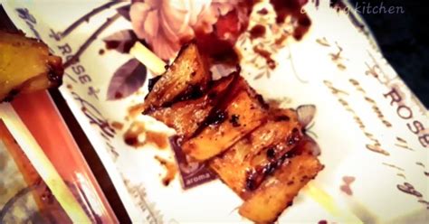 Pineapple grill Recipe by bhuvana Cooking kitchen - Cookpad