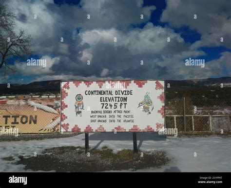 The Continental Divide, Route 66, New Mexico, USA Stock Photo - Alamy