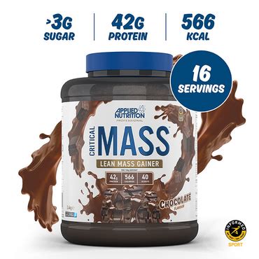 Applied Nutrition Critical Mass Gainer Chocolate 2.40kg |Holland & Barrett