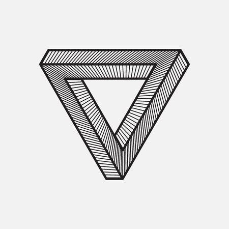 Image result for Impossible Triangle Vector