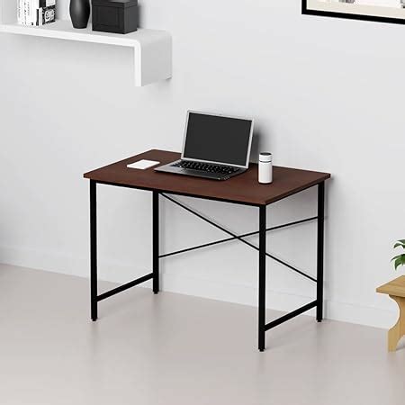 The Wall Home or Office Desk Study Table (100x60x75cm) (Black Frame ...