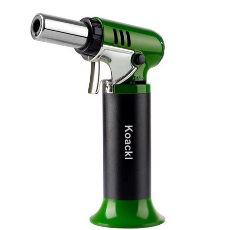Buy Koackl Butane Torch Lighter with Fuel Gauge, Refillable Soldering ...