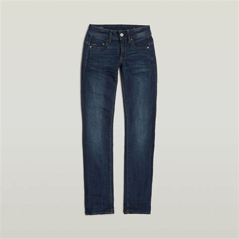 Midge Saddle Straight Jeans | Women | Dark blue | G-Star RAW®