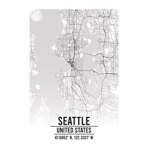 Seattle On US Map 的图像结果