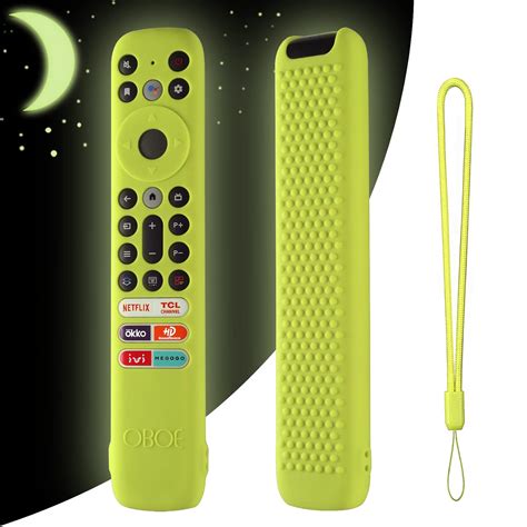 Amazon.in: Buy Oboe Silicone TV Remote Cover Case Compatible with TCL ...