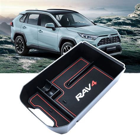 Buy Htufrey Center Console Organizer Tray Fit for Toyota RAV4 2019 2020 ...