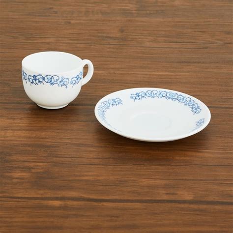 Buy SOLITAIRE Printed Cup and Saucer Set - 12Pcs. from Solitaire at ...