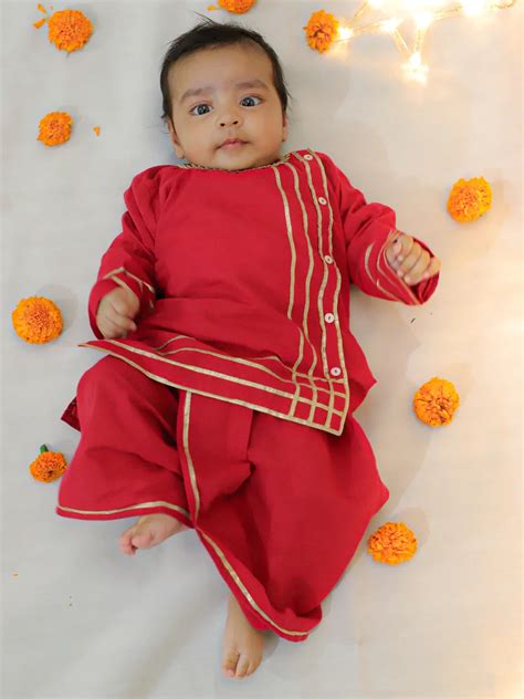 Bownbee Boys Pure Cotton Dhoti Kurta For Infants